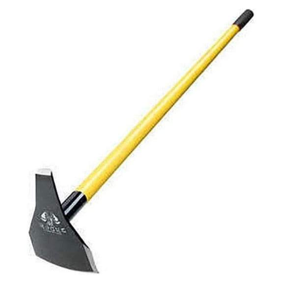 Hoe 5.5 Inch Steel Triangle Blade Fire Line Hoe with Fiberglass Handle