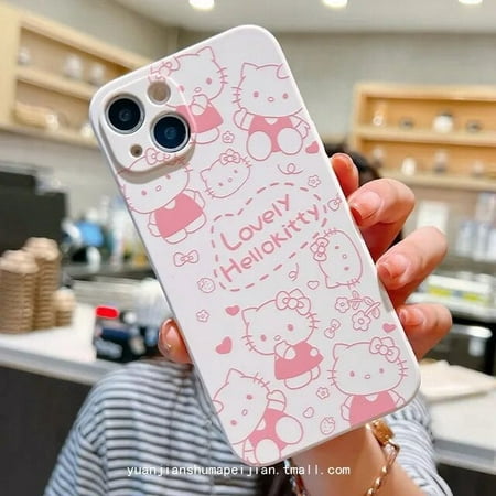 Pink Hello Kitty Cat Cartoon Tpu Phone Case For Honor X7A X8 X7 X8A X9 X6 X6S X9A 9X 50 70 80 20 X9B 10i 90 Magic 4 5 Lite Cover