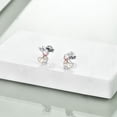 thumbnail image 6 of Alice Fairytale Rabbit Bunny Earrings Sterling Silver Weird Earrings For Women Girl Men Jewelry Gift, 6 of 6