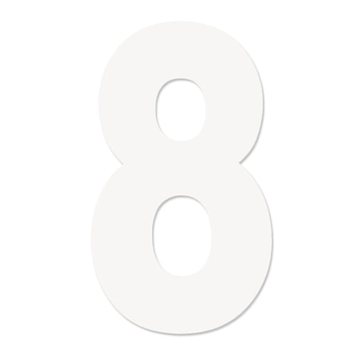 FX 2015 NUMBERS PRO 5" WHITE 8