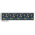 thumbnail image 3 of Geometric Sofa Upholstery Fabric by the Yard, Pattern with Squares Hand Drawn Style with Different Texture Patterns, Decorative Fabric for DIY and Home Accents, Multicolor by Ambesonne, 3 of 5
