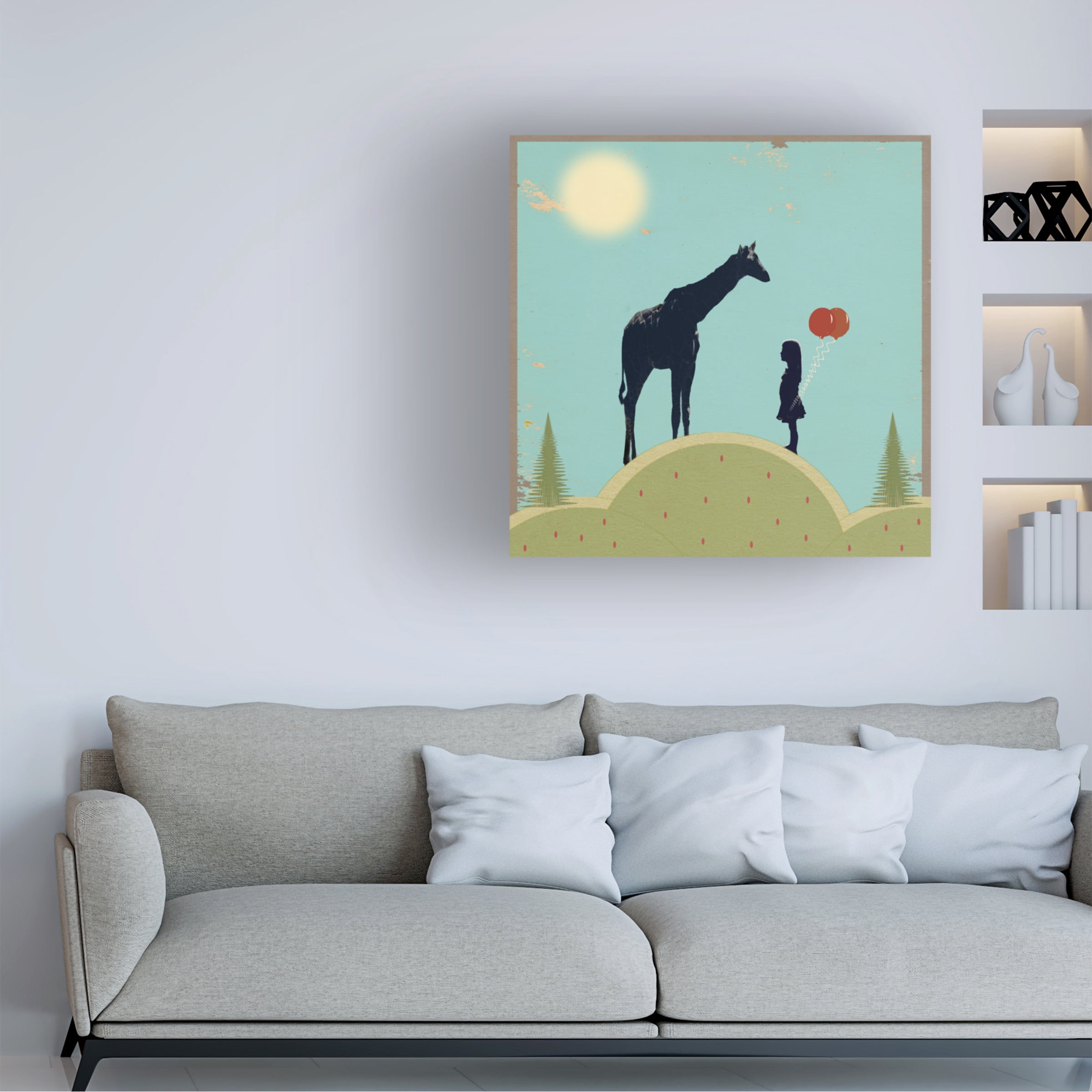 Trademark Fine Art 'The Meeting' Canvas Art by Tammy Kushnir