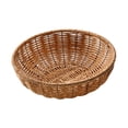 thumbnail image 4 of Cesta de ratán para pan, cesta de frutas, cesta para guardar aperitivos, redonda, multiusos. 20 cm x 65 cm, 4 of 9