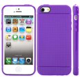 thumbnail image 4 of FOR IPHONE 5 / 5S / SE DOTTED TPU BACK COVER CASE - PURPLE LUXMO No, 4 of 12