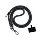 thumbnail image 5 of Correa de cordón para teléfono de 10 mm de diámetro, cuerda trenzada, liberación rápida, resistente Negro, 5 of 9