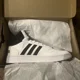 thumbnail image 2 of Ad-id-as Men's Hoops 3.0 Mid Classic Basketball Shoes - 11 (White / Black) GW3019, 2 of 6