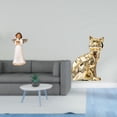 thumbnail image 2 of Figura de ángel de resina, estatua de gato, escultura coleccionable, adorno de estante, figura de animal de cerámica rezando, adecuada para decoración, 2 of 8