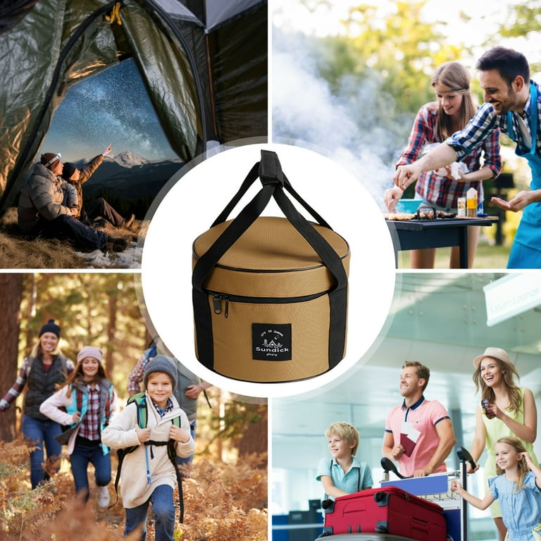 TBOLINE Camping Tableware Storage Containers 14L Large Capacity