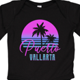 thumbnail image 3 of Inktastic Retro 80s Puerto Vallarta Boys or Girls Long Sleeve Baby Bodysuit, 3 of 4