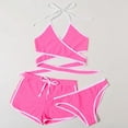 thumbnail image 3 of ZPAQI Women Summer Swimwear Bikini Set Halter Bra G-string Thong Beach Swimsuit, 3 of 21