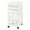 white, variant on IRIS USA 3-Drawer Storage Cart with Organizer Top with Wheels, Plastic, White