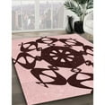 thumbnail image 3 of Ahgly Company Machine Washable Indoor Rectangle Transitional Pink Area Rugs, 8' x 12', 3 of 7