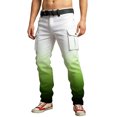 thumbnail image 2 of CONZONE Mens Cargo Pants Gradient Color Straight Leg Cargo Pants for Men Lightweight Relaxed Fit Outdoor Workout Trousers With Pockets, 2 of 4