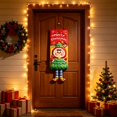 thumbnail image 2 of Amzcrzy Decoración navideña,Árbol de Navidad,Luces navideñas Letrero navideño colgante para puerta, decoración de 43 x 16 pulgadas, adorno de pared con personaje caprichoso para puerta principal, por, 2 of 6