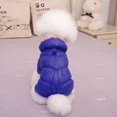 thumbnail image 2 of Ropa acolchada de algodón para perros de otoño e invierno, ropa de cuatro patas con hebilla para osos de peluche, ropa para mascotas para gatos, gruesa y cálida, 2 of 5