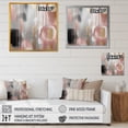 thumbnail image 4 of Designart "Pink Gold Circle Complexity" Modern Shapes Transitional Wall Art For Kitchen, 4 of 5
