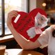 thumbnail image 5 of Tarjeta de felicitación en forma de corazón con sobre | Tarjeta plegable para mensajes de amor | Escribe mensajes románticos en el interior, 5 of 7