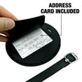 thumbnail image 3 of Cowgirl Pinup Riding Bucking Bull Rodeo Round Leather Luggage Card Suitcase Carry-On ID Tag, 3 of 7