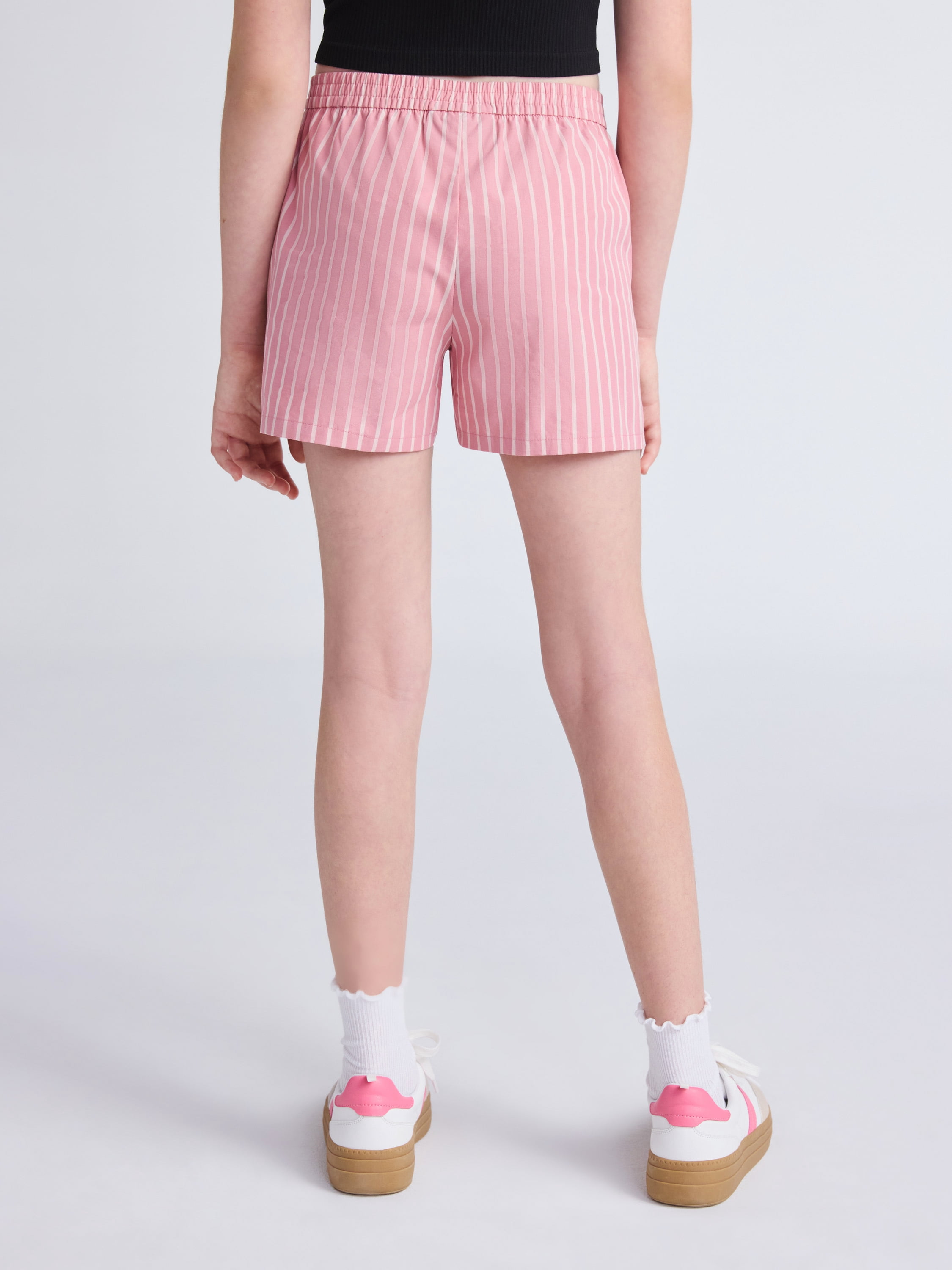 Weekend Academy Girls Pull-On Cotton Boxer Shorts, Sizes 4-18