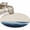 Blue, variant on 2'x6' Rug Runners for Hallways Kitchen, Teal Beige Ombre Non Slip Entryway Beside Floor Carpet Runner, Minimalist Ocean Waves Linen Washable Laundry Room Bedroom Throw Rugs Mat for Family Pet