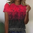 thumbnail image 2 of Casual Summer Tops for Women Over 50 Red Shirts for Women Casual Summer Clothes for Women 2025 Vacation Cruise Petite, 2 of 7