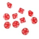thumbnail image 4 of 20 Dados de Diez Caras D10 Muere para D & D RPG Sunnimix Rojo y Negro, 4 of 7