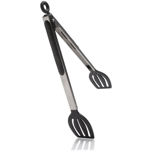 Norpro Grip-EZ Locking Spatula Tong, 12 Inch, Black