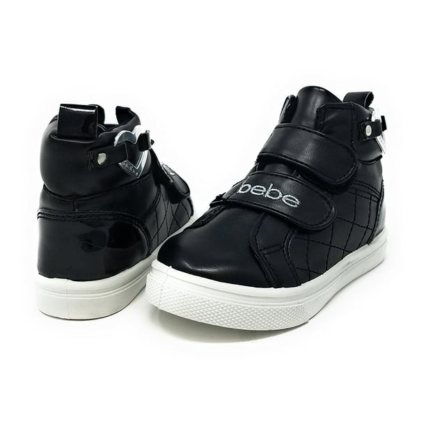 Bebe Bebe Kids Girls High Top Strap Sneakers Shoes With Heart Embellishment 13 1 Black Silver Walmart Com Walmart Com Bebe Bebe Kids Girls High Top Strap Sneakers Shoes With Heart Embellishment 13 1 Black Silver Walmart Com Walmart Com