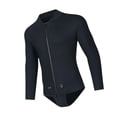 thumbnail image 2 of Traje de neopreno para hombre Top de manga larga de secado rápido que mantiene el calor traje de baño con cremallera frontal para XL, 2 of 8