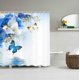 thumbnail image 2 of Juego de cortinas de ducha impermeables para accesorios de baño, Blue Drea, 2 of 3