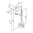 thumbnail image 2 of Shower Column Mixer Shower With Column Extra Large, 2 of 3