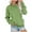 01 Green, variant on Fewfanhot Women's Clothing Casual Long Sleeve Sweatshirt Crew Neck Cute Pullover Relaxed Fit Tops