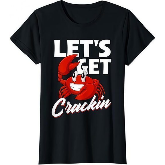 Coastal Crab Lover's Tee – Whimsical Seafood Graphic for Ocean Enthusiasts | Playful Yet Respectful Marine Life Apparel