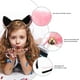 thumbnail image 3 of KAKOWELY 2 diademas cortas con orejas de gato para niños, 3 of 5