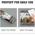 thumbnail image 6 of Christmas Placemats Set of 4, 12x18 Inch Xmas Tree Buffalo Plaid Washable Cotton Linen Table Place Mats Rectangler for Farmhouse Seasonal Winter Holiday Dinner Party Decor, 6 of 8
