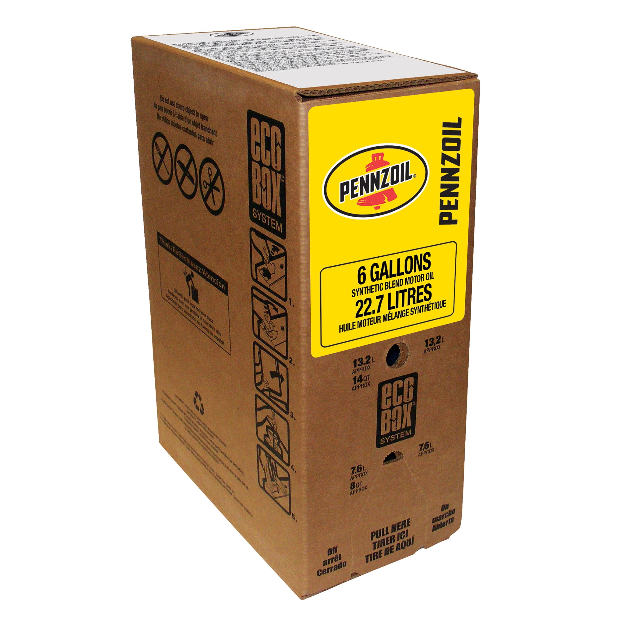 Pennzoil 5W-20 Motor Oil Ecobox, 1 Quart -- offer valid for in store oil change only