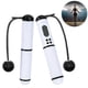 thumbnail image 2 of ZHAOCHENG Cuerda para saltar, cuerda para saltar digital sin peso, cuerda para saltar ajustable e inalámbrica para entrenamiento físico en casa para mujeres y hombres, color blanco y negro, 2 of 5