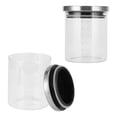 thumbnail image 4 of Storage Jar, Stainless Steel Lid Transparent Storage Containers Easy To  With Graduation Line For Restaurants For Coffee Shops For Tea Rooms 600ml, 4 of 8