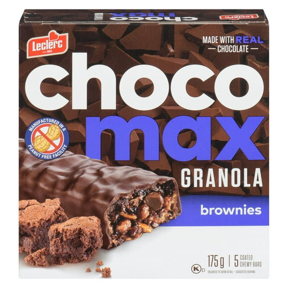 Chocomax Brownie Granola Bars, 175g / 5 bars
