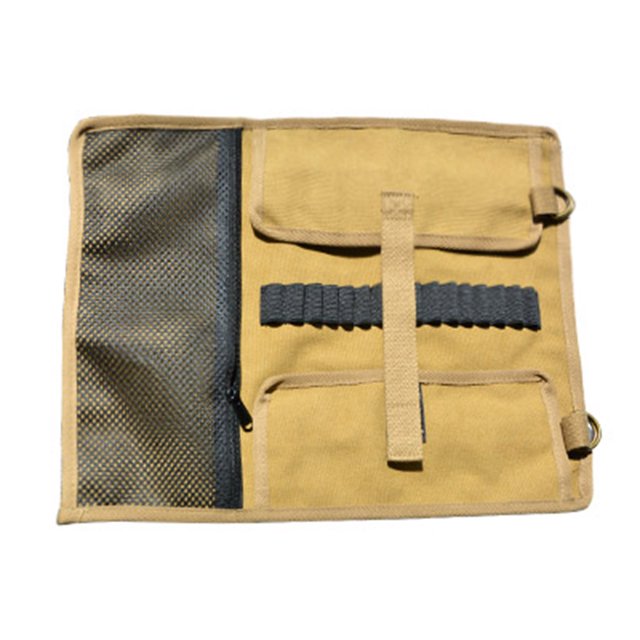 Bolsa de almacenamiento de herramientas para acampar Clavo Martillo Estacas Clavijas Organizador (Caqui S) Ehuebsd Para estrenar