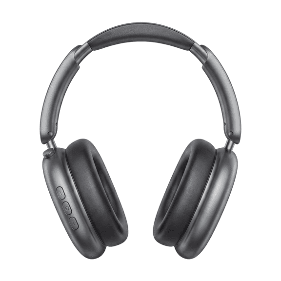 Y01 Steel Headband Bluetooth 5.3 Over-Ear Headphones with Active Noise Cancelling, Hi-Res Audio, 48H Playtime, Built-in Mic, Foldable, Space Grey