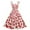 DT-Red, variant on DailyTrove Women's Cherry Print Swing Dress-Sleeveless-Fit & Flare-Cotton-for Summer Party/Retro Outing-Playful Cherry Pattern