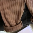 thumbnail image 4 of Ulanda Snug-fit 2-Piece Toddler Pajamas 100% Organic Cotton Long Sleeve for Boys​ (Coffee, 5-6 Years), 4 of 4