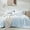 Arctic Ice, variant on Comforter Set - 7 Pieces Sage Green Soft Bed in a Bag Queen with Fitted Sheet, Flat Sheet, 2 Pillow Shams, and 2 Pillowcases- Warm Bedding Sets Queen for All Season