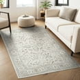 thumbnail image 7 of SIXHOME 3'x5' Area Rugs for Living Room Washable Rugs Carpet Vintage Traditional Rugs for Bedroom Dinning Room Office Playroom Entryway Soft Non Slip Area Rug Retro Home Decor Light Gray, 7 of 7