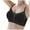 Black, variant on Womens Wirefree Bra Soft Seamless Vest Bra for Women with Gentle Support and Breathable Comfort for All Day Wear