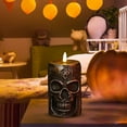 thumbnail image 4 of Halloween Skull Night Light Silver Decorative Lamp Holiday Atmosphere Light, 4 of 6