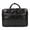 3319 Oily Leather Black, variant on Men's First Layer Cowhide Portable Briefcase,3319 Crazy Horse Dark Brown