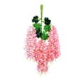 thumbnail image 1 of Flores artificiales de glicina, guirnalda colgante de glicina falsa, cadena de flores de seda sintética para arco de boda, ceremonia, fiesta, jardín, hogar, decoración de fondo., 1 of 8