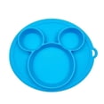 thumbnail image 2 of Baby Toddler Suction Placemat Plate Feeding Mat Plates for with Divider Sections for Babies Non Slip Silicone Tray Cup Placemats BPA Free Microwave Dishwasher Safe By TWSOUL, 2 of 7